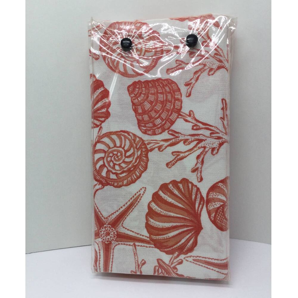 Coastal Collection Shells Coral Color Set of 4 Napkins 20x20 - Picture 3 of 3